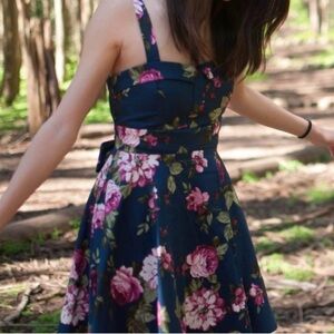Floral circle dress